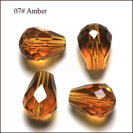 Imitation Austrian Crystal Beads SWAR-F062-10x8mm-07-1