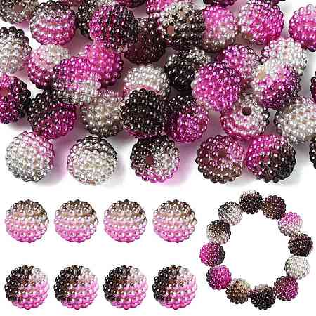 40Pcs Imitation Pearl Acrylic Beads OACR-FS0002-89A-02-1