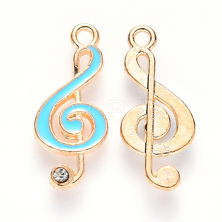 Alloy Enamel Pendants X-ENAM-S121-021-1
