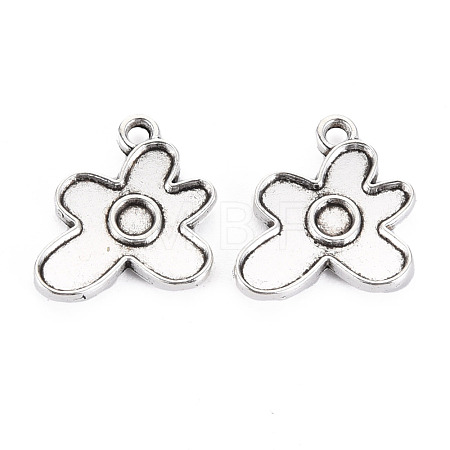 Tibetan Style Alloy Pendant Enamel Settings PALLOY-N160-65AS-1
