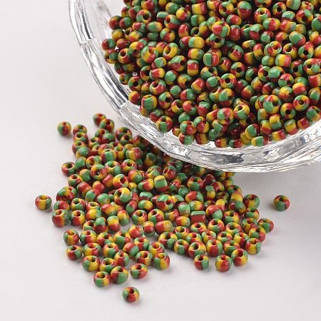 12/0 Opaque Colours Seep Glass Beads SEED-M008-C31-1