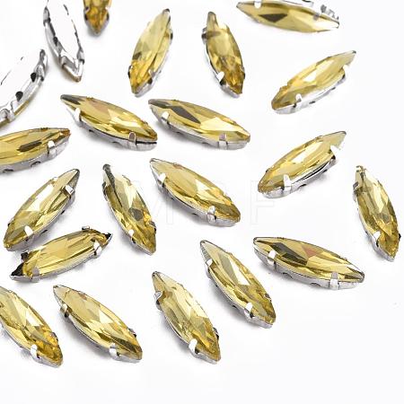 Sew on Rhinestone RGLA-T034-4x15mm-22-1