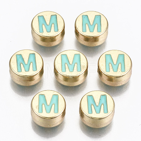 Alloy Enamel Beads ENAM-S122-029M-RS-1