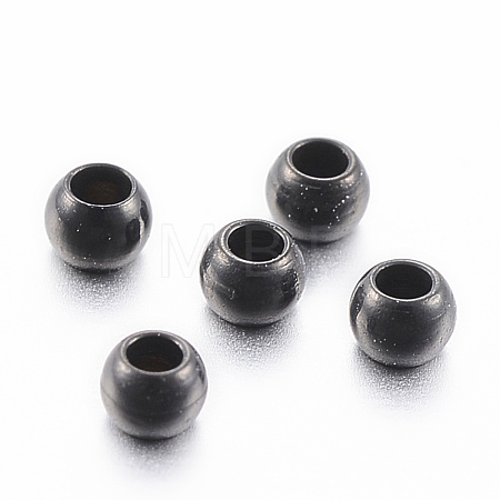 304 Stainless Steel Beads Ion Plating(IP) STAS-H394-08B-1