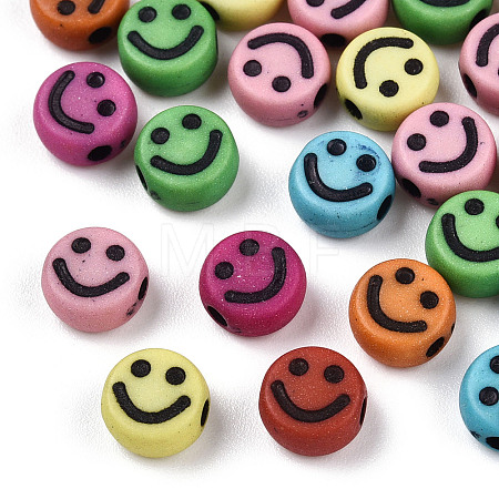 Opaque Craft Acrylic Beads X-MACR-S369-003B-02-1