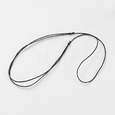 Korea Waxed Cotton Cord Necklace Making NJEW-JN01472-04-1