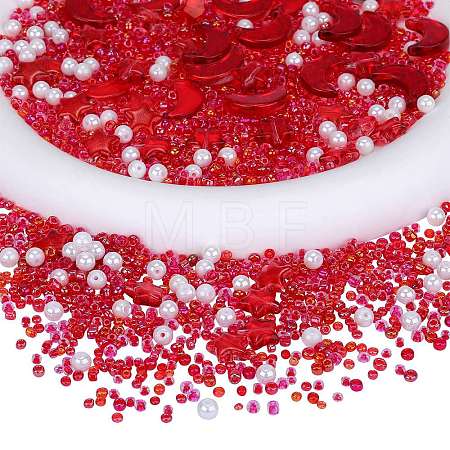 2 Bag Glass & Seed Beads GLAA-SZC0001-94G-1