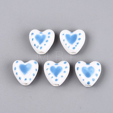 Handmade Porcelain Beads PORC-Q005-11B-1