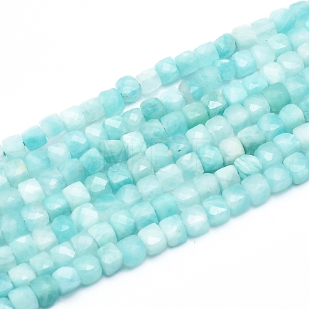 Natural Amazonite Beads Strands G-D0003-B11-1