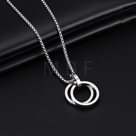 Alloy Pendant 201 Stainless Steel Chain Necklaces for Men FS-WG1D596-10-1