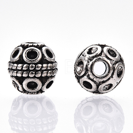 Tibetan Style Alloy Beads X-TIBE-Q063-120AS-NR-1