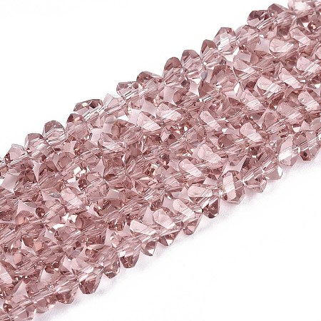 Transparent Glass Beads Strands X-GLAA-N018-4mm-25-1