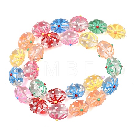 Transparent Glass Enamel Beads GL-CBA4370-11-1