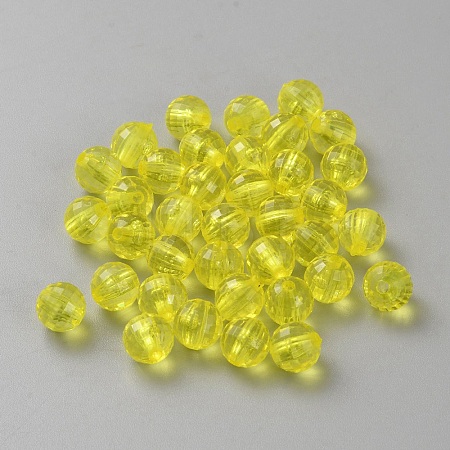 Transparent Acrylic Beads OACR-SZC0001-01C-04-1