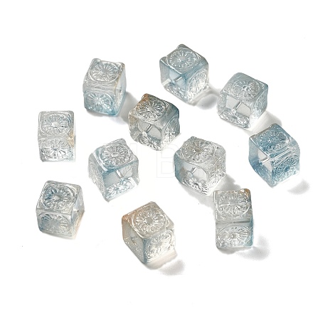 Transparent Glass Beads GLAA-D025-02B-1