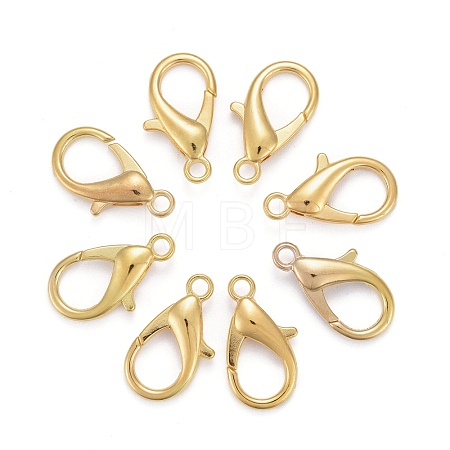 Zinc Alloy Lobster Claw Clasps E107-G-NF-1