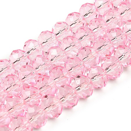 Transparent Baking Paint Glass Beads X1-DGLA-A034-T8mm-D09-1