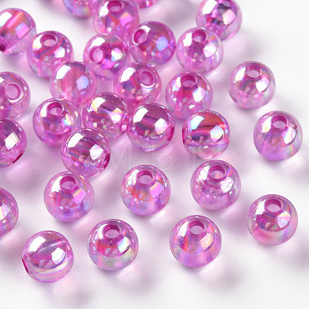 Transparent Acrylic Beads MACR-S370-B8mm-739-1