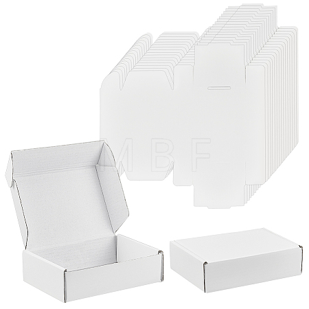 Cardboard Paper Shipping Box LS-CON-WH0089-57-1