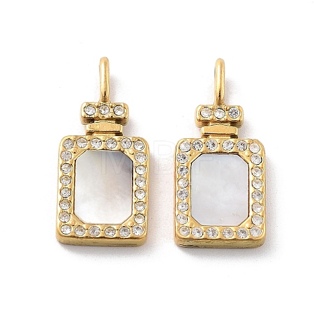 Natural Shell Pendants STAS-P343-03G-1