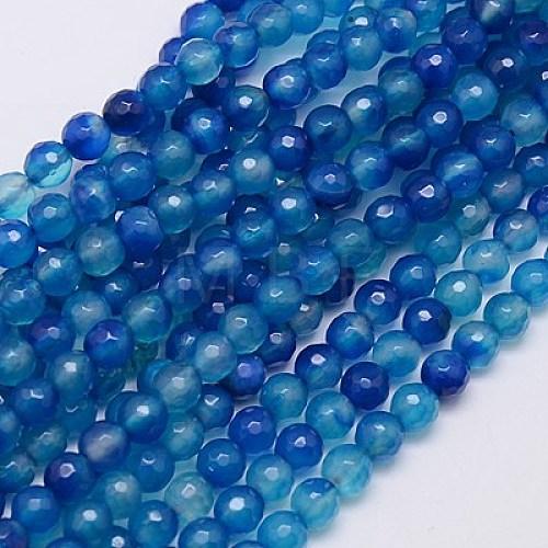 Natural Agate Beads Strands X-G-G580-6mm-05-1