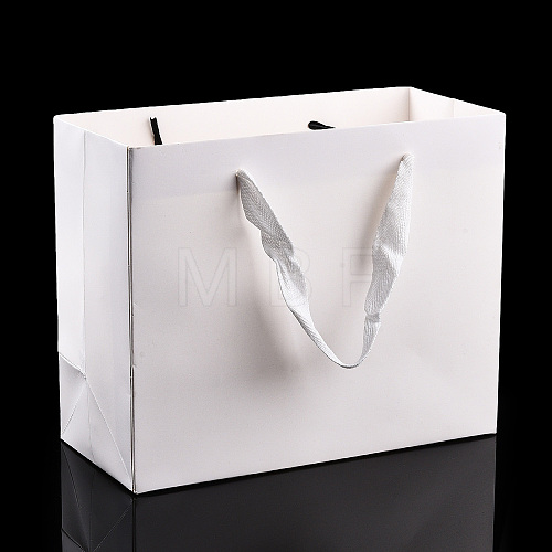 Rectangle Paper Bags with Rope Handles CARB-L011-02C-06-1