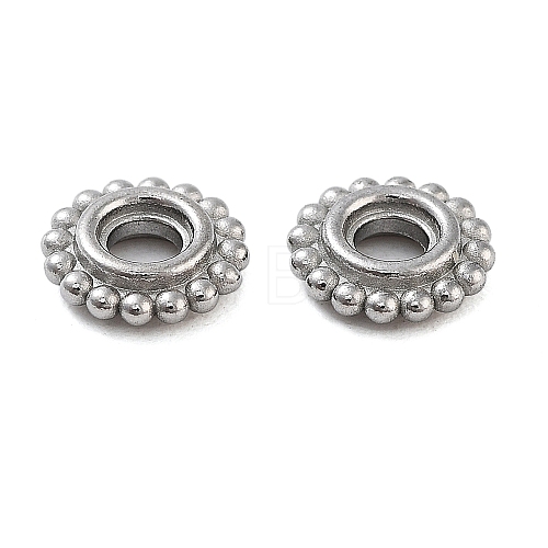 Non-Tarnish 304 Stainless Steel Spacer Beads STAS-L082-012P-1