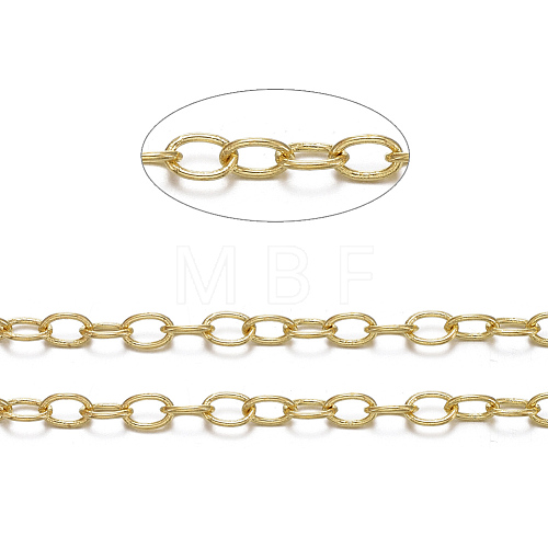 Brass Cable Chains CHC024Y-G-1