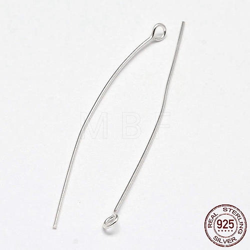 925 Sterling Silver Eye Pins STER-F018-02E-1