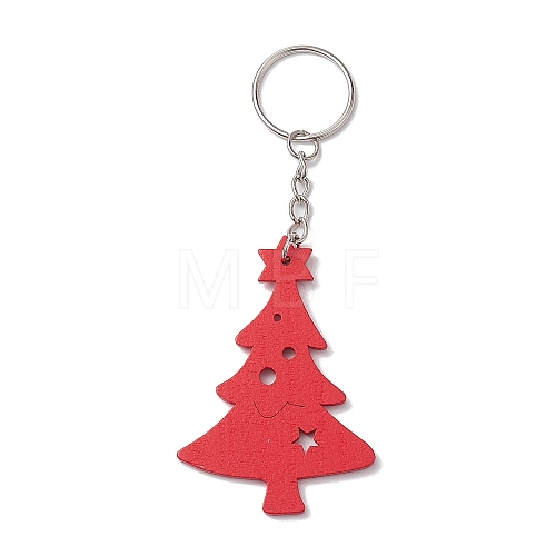 Christmas Wood Kechain KEYC-JKC00878-03-1