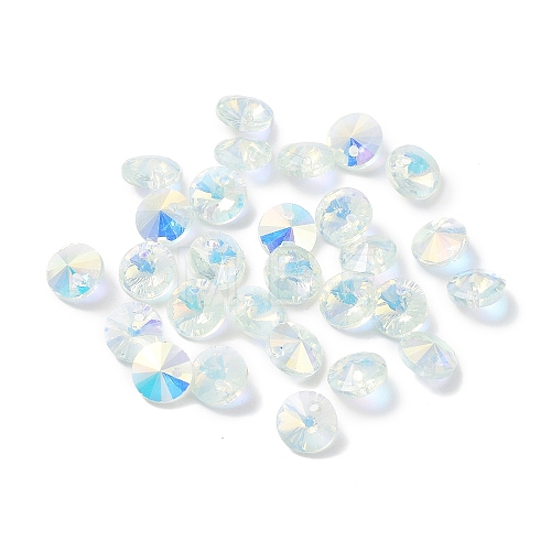 Electroplate Transparent Glass Beads EGLA-Z002-AB10-1