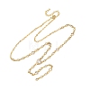 Brass Pave Cubic Zirconia Heart Pendant Y Tassel Necklaces for Women NJEW-A071-01G-08-4