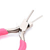 65# Steel Round Nose Pliers with Plastic Handles TOOL-N008-01-3