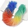 Transparent Painted Glass Beads Strands LS-DGLA-A034-T3mm-A02-1
