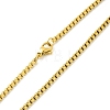 Stainless Steel Virgin Mary Pendant Necklace with Box Chains for Women LS-NJEW-E066-01G-4