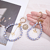 2Pcs Zinc Alloy Ceramic Beads Mobile Straps AJEW-ME0002-83A-3