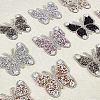 Fingerinspire Butterfly Rhinestone Patches DIY-FG0001-36-5