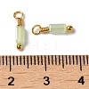 Imitation Jade Glass Charms KK-P242-14G-3