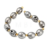 Electroplated Natural Druzy Geode Crystal Beads Strands G-F833-O01-01D-3