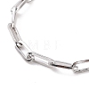 Non-Tarnish 304 Stainless Steel Cable Chain Bracelet for Men Women BJEW-E031-05F-P-2