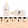 Natural Rose Quartz Pendants G-Z134-06G-04-3