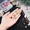 ® DIY Glass Cherry Earring Making Kits DIY-AR0003-02-3