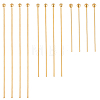 CREATCABIN 180Pcs 3 Styles Brass Ball Head Pins KK-CN0003-01-1