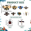 20Pcs 10 Styles Clothing Patches PATC-PH0001-72-2