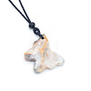 Natural Crazy Agate Pendants PW-WG89BED-04-1