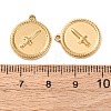 304 Stainless Steel Pendants STAS-P432-01B-G-3
