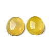 Natural Yellow Agate Cabochons G-A029-01-06-3