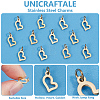 Unicraftale 12Pcs Ion Plating(IP) 304 Stainless Steel Charms STAS-UN0055-62-5