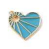 Rack Plating Brass Enamel Pendants KK-B054-07G-05-1