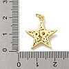 Brass Micro Pave Cubic Zirconia Pendants KK-N254-122G-3